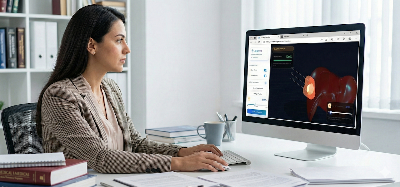 Pre-operative planning visualization